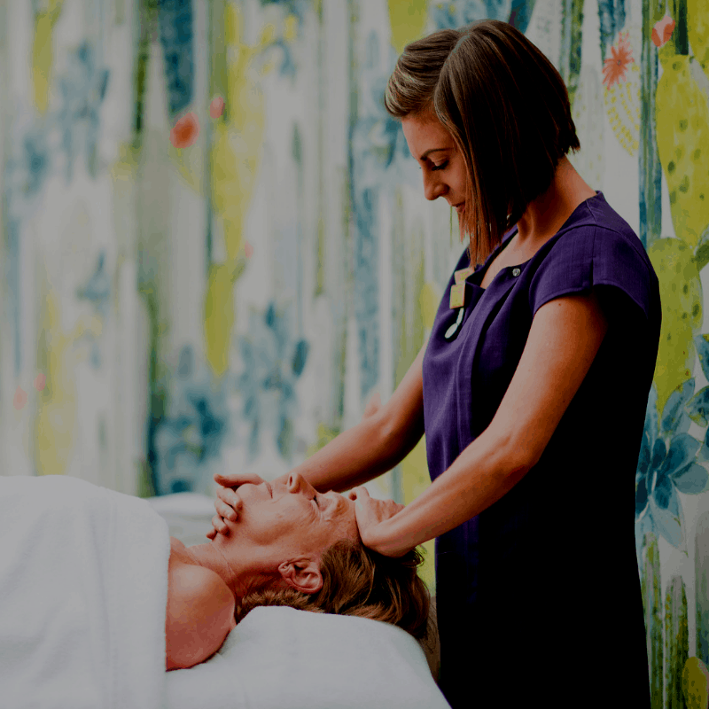 Crystal Healing Facial darkened