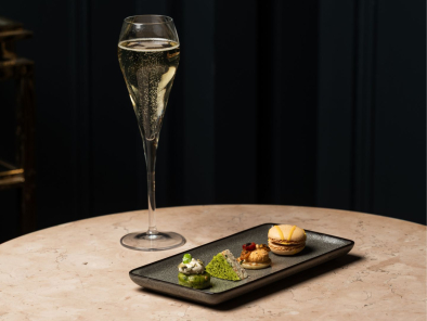 Champagne and Canapes for One