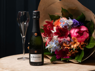Champagne and Flowers