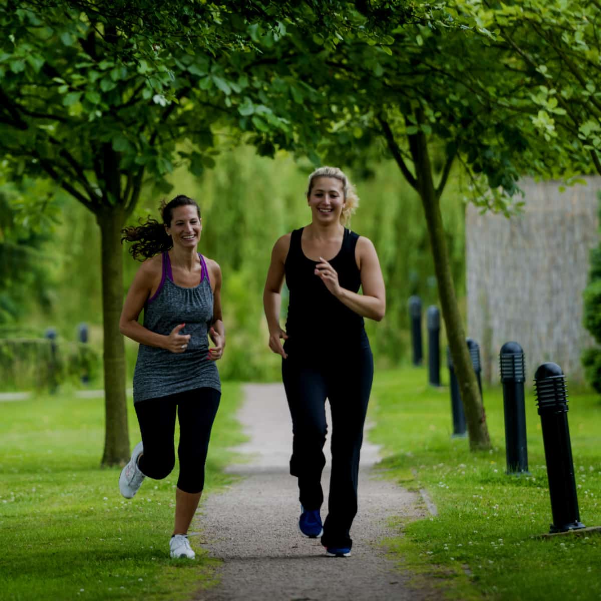 Guests enjoying a run during their spa break