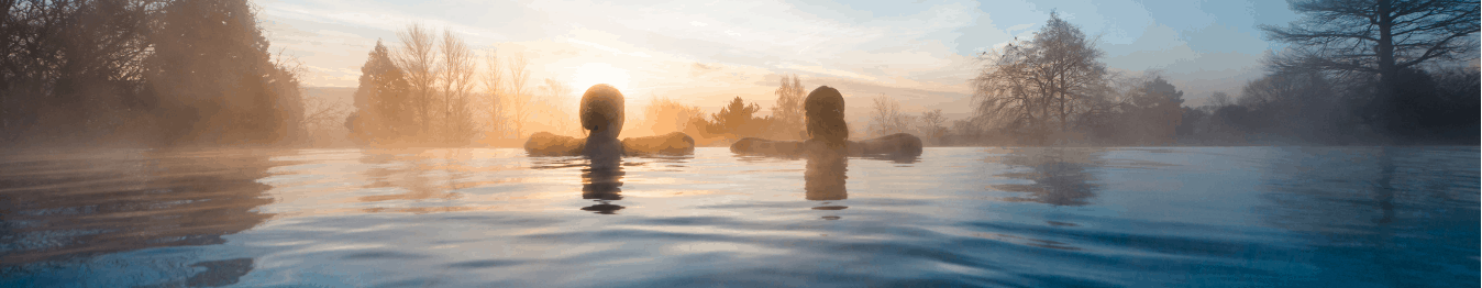 Guests relaxing in Rooftop Infinity Pool