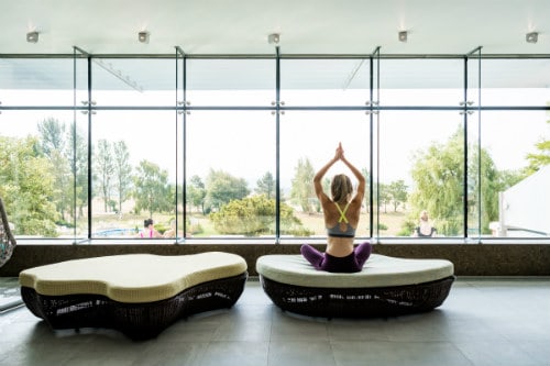 Yoga in Ragdale Hall Rooftop Lounge