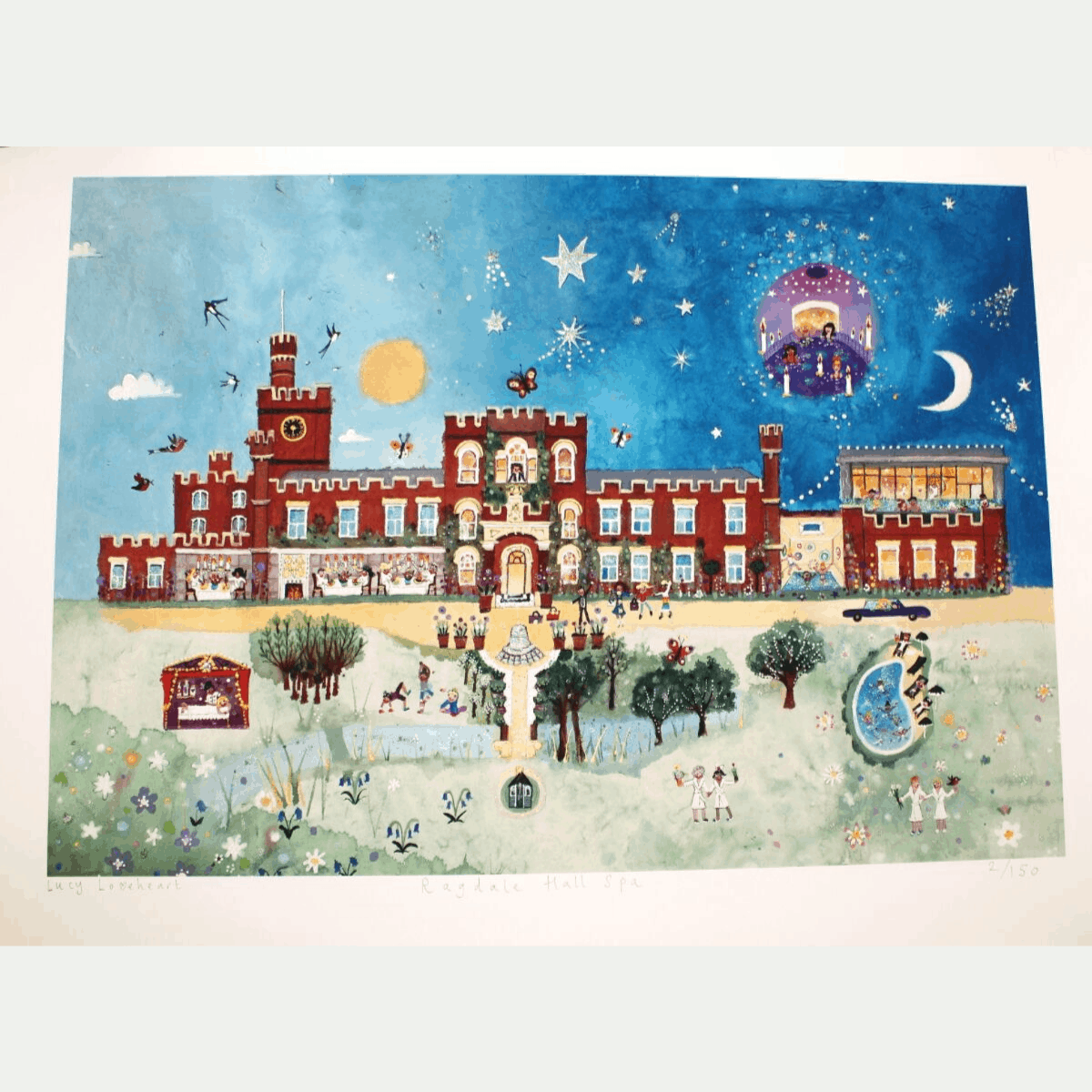 Lucy Loveheart x Ragdale Hall Limited Edition Print