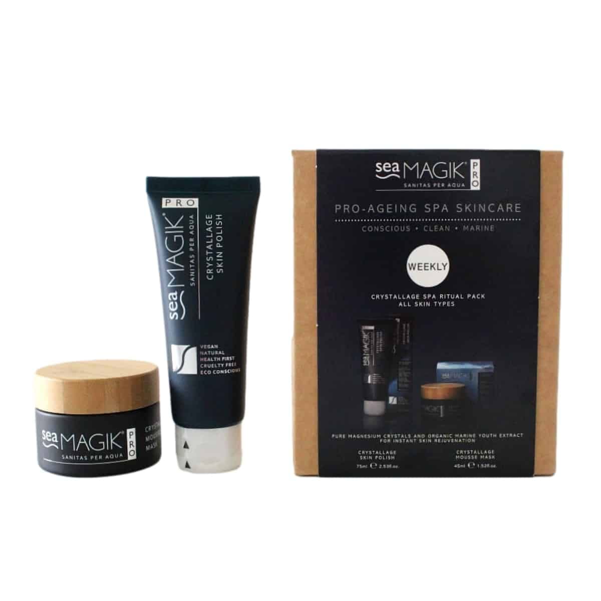 Spa Find Crystallage Pro-Ageing Spa Skincare Weekly Set