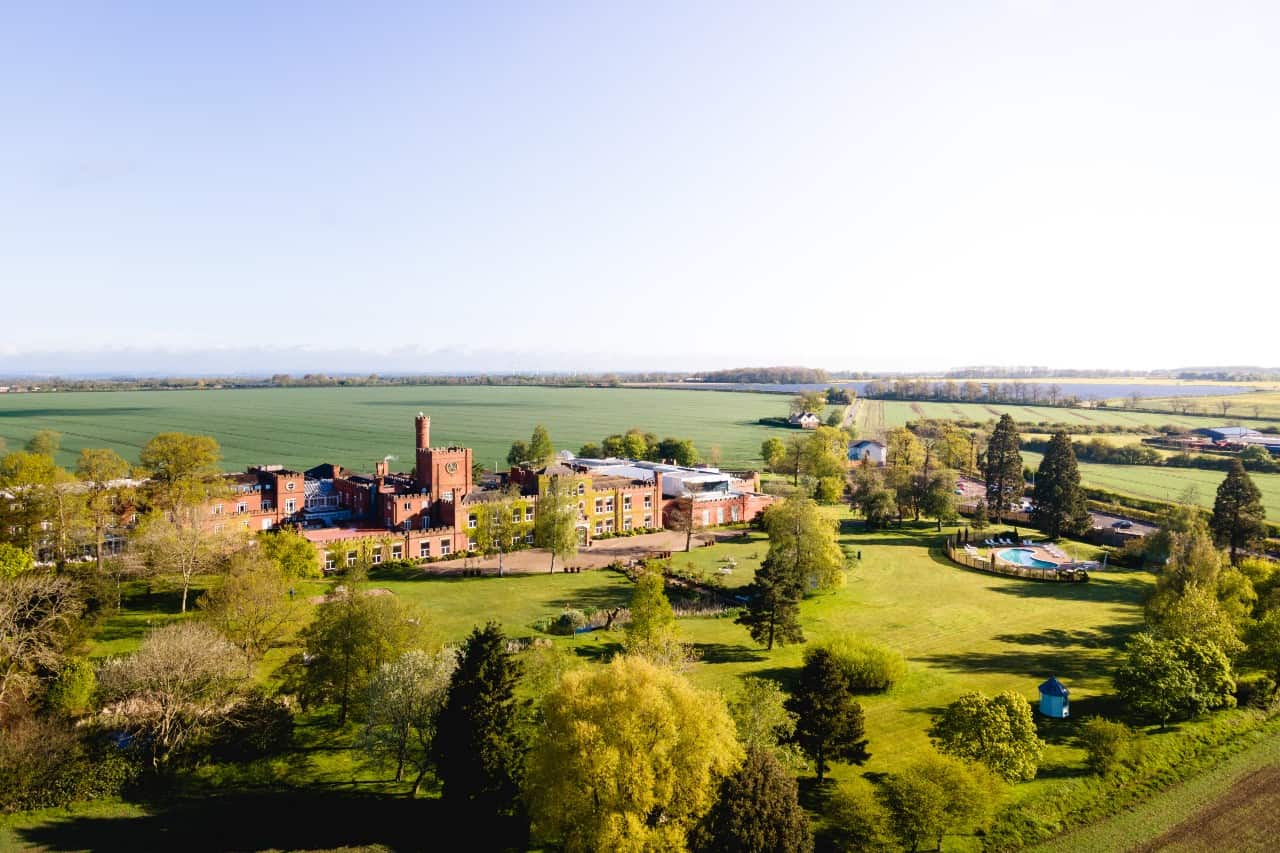 Ragdale Hall Spa Aerial Shot 2021