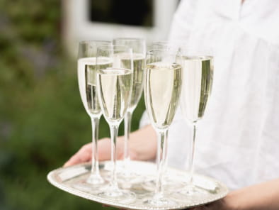 Champagne on New Years Eve