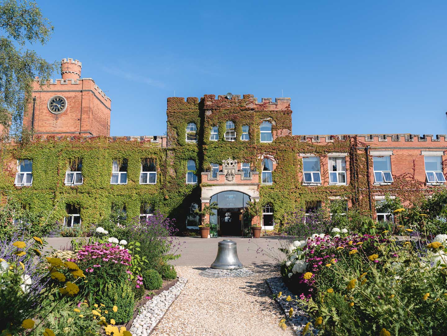 Ragdale Hall Spa in the summer