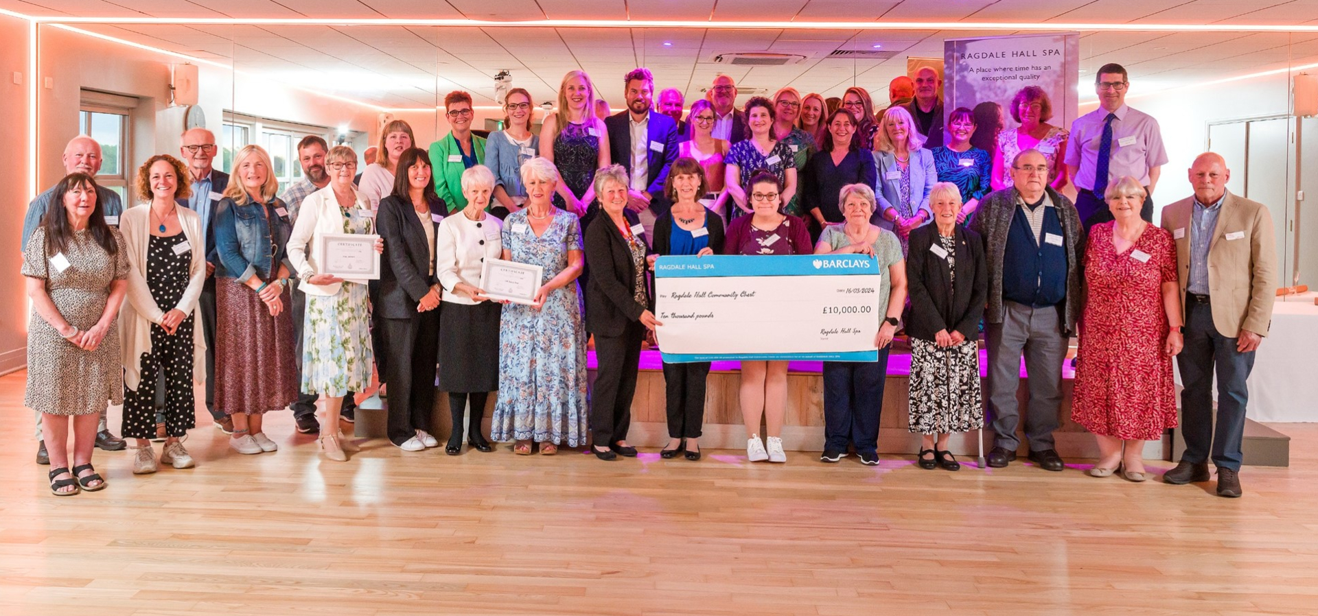 Ragdale Hall Community Chest Awards Night 2024 Ragdale Hall Spa