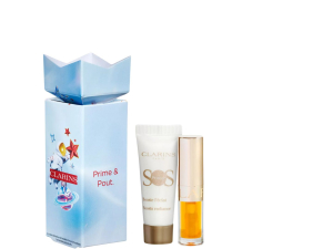 Clarins Prime and pout stocking filler