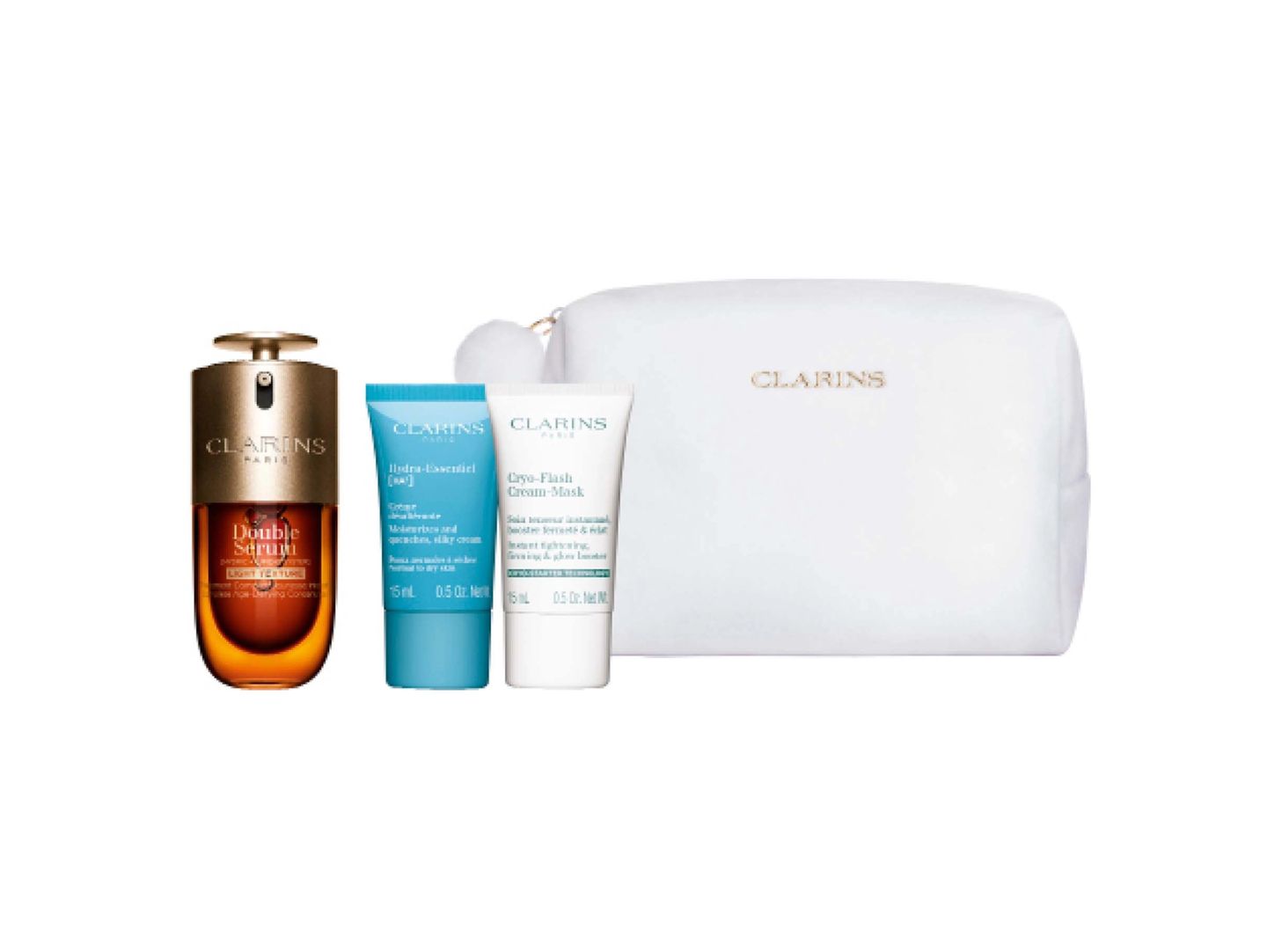 Clarins Double Serum Light texture Christmas Gift Set